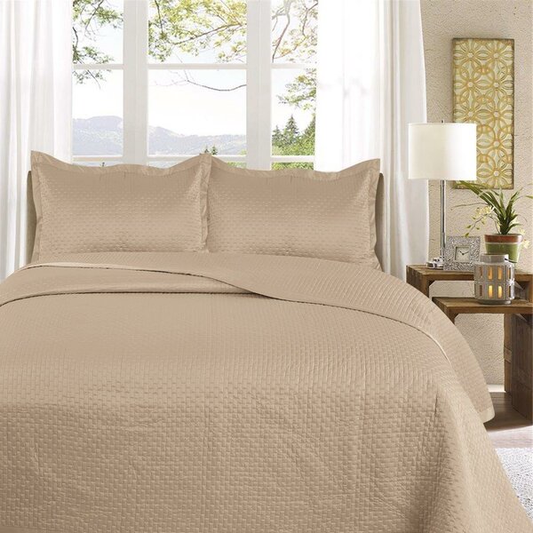 Wayfair Basics™ Bedspread And 2 Pillow Shams Set And Reviews Uk